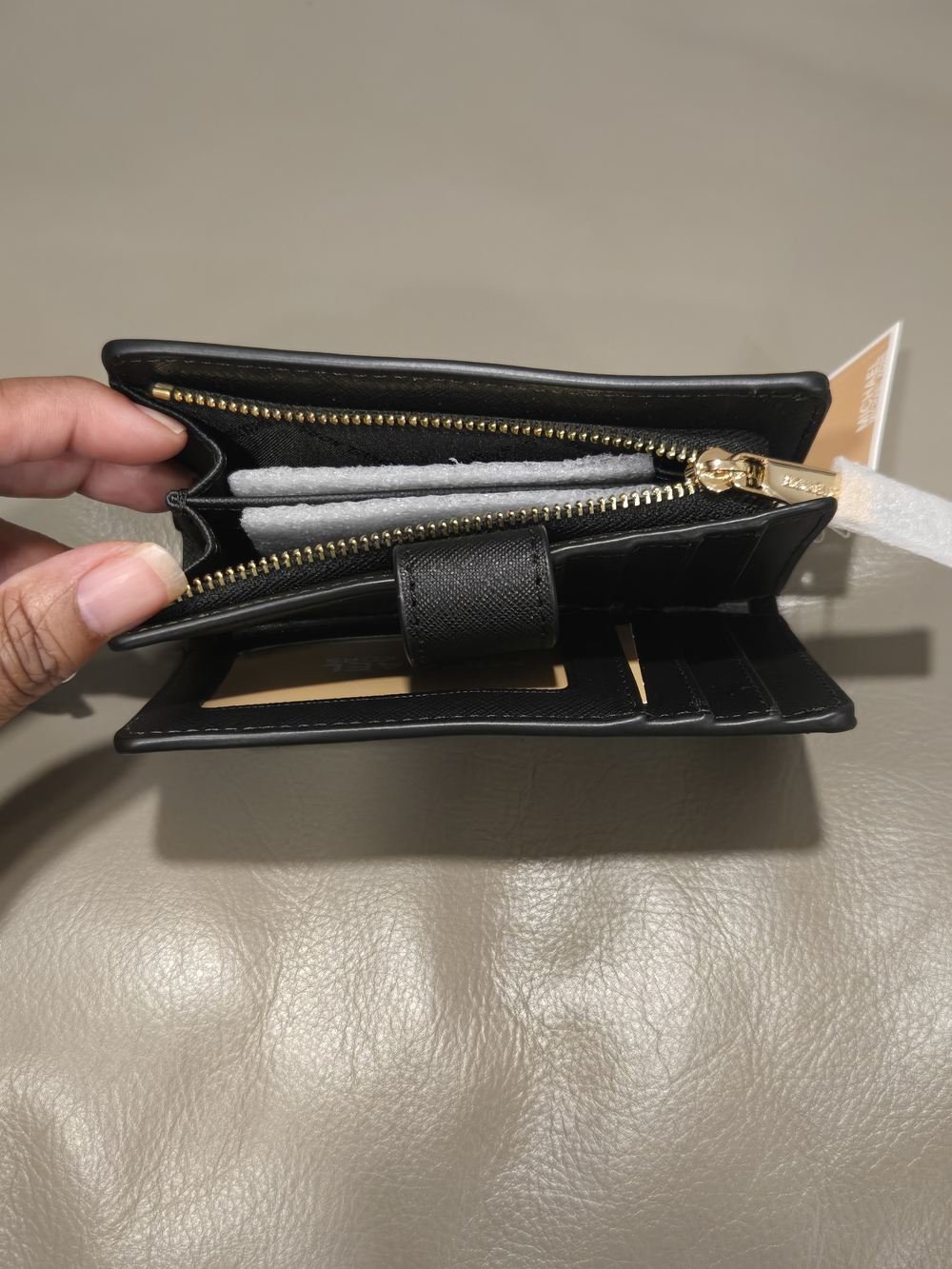 Michael Kors Black Saffiano Leather Wallet - Picture 6 of 8